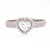 Anneau Damiani Femme Minou Full Pavé form in Or blanc Diamante 0.70 Ct 81100974 - 81100974